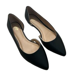 Mossimo Supply Co. black Mohana Pointed Toe Casual Flats Size 7.5
